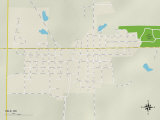 Political Map of Yale  OK