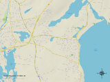 Political Map of Narragansett Pier  RI