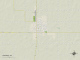 Political Map of Watonga  OK