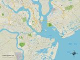 Political Map of Charleston  SC