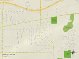 Political Map of Wood Village  OR