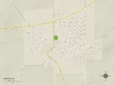 Political Map of Wister  OK