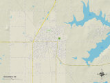 Political Map of Wagoner  OK