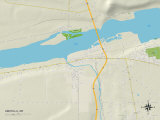 Political Map of Umatilla  OR