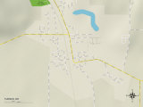 Political Map of Turner  OR
