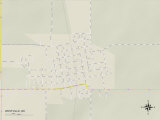 Political Map of Westville  OK