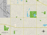 Political Map of Warr Acres  OK