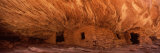 Dwelling Structures on a Cliff  House of Fire  Anasazi Ruins  Mule Canyon  Utah  USA