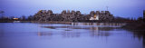 Buildings at Waterfront  Habitat 67  Marc-Drouin Quay  St Lawrence River  Montreal  Quebec  Canada