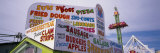 Commercial Signs on a Restaurant  Palace Playland  Old Orchard Beach  York County  Maine  USA