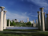 Colonnade in Park  95 Bell Carillons  Bicentennial Mall State Park  Nashville  Tennessee