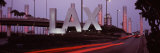 Airport at Dusk  Los Angeles International Airport  Los Angeles  California  USA