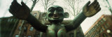 Native American Totem Pole in a City  Pioneer Square  Seattle  Washington State  USA