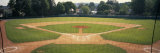 Baseball Diamond Looked Through the Net  Doubleday Field  Cooperstown  Venango County  Pennsylvania