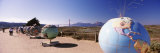 Globe Sculptures  Crissy Field  Golden Gate Bridge  San Francisco  California
