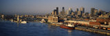 Harbor with the City Skyline  Montreal  Quebec  Canada