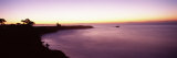 Coast with a Lighthouse in the Background  Santa Cruz  Santa Cruz County  California  USA