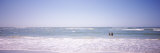 Couple Standing in Water on the Beach  Gulf of Mexico  Florida  USA