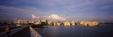 Bridge with City Skyline at the Waterfront  John Ringling Causeway Bridge  Sarasota Bay  Sarasota  