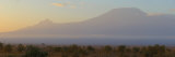 Mountains at Dawn View from Amboseli Park  Mt Kilimanjaro  Tanzania