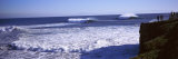 Tourist Looking at Waves in the Sea  Santa Cruz  Santa Cruz County  California  USA