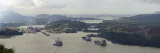 Container Ships in a Canal  Miraflores  Panama Canal  Panama