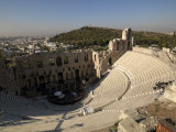 View of an Amphitheater  Odeon of Herodes Atticus  Acropolis  Athens  Attica  Greece