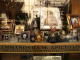 Religious Objects and Antiquities in a Store  Athens  Attica  Greece