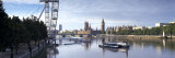 Boats in a River  Thames River  London  England