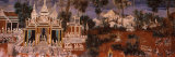 Ramayana Murals in a Palace  Royal Palace  Phnom Penh  Cambodia
