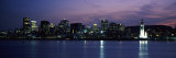 Sea with Buildings in the Background  Montreal  Quebec  Canada