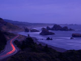 Highway Along the Coast  Us Route 101  Cape Sebastian State Scenic Corridor  Oregon  USA