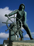 Memorial Statue to Fishermen Lost at Sea  Gloucester  Cape Ann  Essex County  Massachusetts  USA