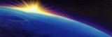 Sun Rising over the Earth