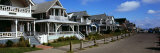 Houses in a Town  Oak Bluffs  Martha's Vineyard  Dukes County  Massachusetts  USA