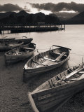 Rowing Boats  Derwent Water  Lake District  Cumbria  UK