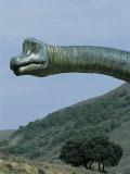 Statue of a Dinosaur at the Site of Dinosaur Footprints at La Virgen Del Campo