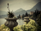 Lombardy  Lakes Region  Lake Como  Varenna  Villa Monastero  Gardens and Lakefront  Italy