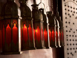 Marrakech  the Entrance to Café Arabe Built in a Refurbished Moroccan House  Morocco