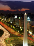 Avenida 9 De Julio  Buenos Aires  Argentina  Obelisko