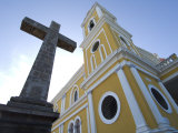 Granada  Cathedral of Granada  Cruz De Siglo  Independence Plaza  Nicaragua