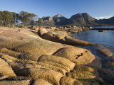 Rugged Coast of Coles Bay with the Hazards Behind