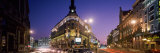 Streets Lit Up at Dusk  Gran Via  Madrid  Spain