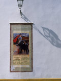 Poster Adveritising a Bull Fight on the Exterior of the Bull Ring  Plaza De Torres De La Maestranza