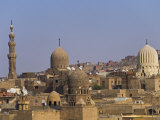 Across the Sprawling Necropolis of City of Dead  also known as the Eastern Cemetery  Cairo  Egypt