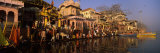 Temples at the Riverside  Yamuna River  Vrindavan  Mathura District  Uttar Pradesh  India