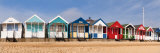 Beach Huts in Southwold  Suffolk  UK