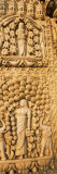 Sculptures on the Wall of a Temple  Deshnok Temple  Bikaner  Rajasthan  India