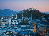 Alt Stadt and Hohensalzburg Fortress  Salzburg  Austria