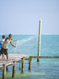 Net Fishing  Caye Caulker  Belize
